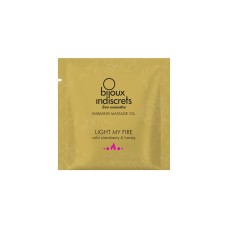 Пробник масажної олії Bijoux Indiscrets Light my Fire –  Wild Strawberry & Honey (2 мл)