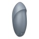 Вибростимулятор-пульсатор Satisfyer Tap & Climax 1 Bluegrey, эффект постукивания пальцем, 2 мотора