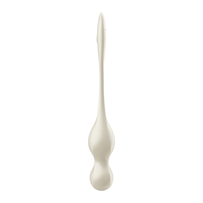 Вагінальні смарт-кульки з вібрацією Satisfyer Love Birds 1 Connect App White, 78 г