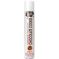 Зігрівальний лубрикант на водній основі Wet Warming Chocolate Cookie 4 in 1, без цукру (30 мл)