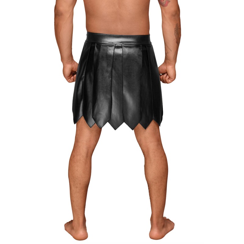 Чоловіча спідниця гладіатора Noir Handmade H053 Eco leather men's gladiator skirt, XL, екошкіра