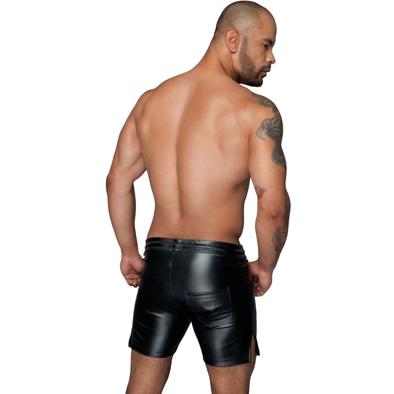 Чоловічі шорти з мокрим ефектом Noir Handmade H061 Powerwetlook shorts, XXL