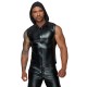 Чоловіча безрукавка з капюшоном Noir Handmade H062 Hooded Shirt, M, мокрий ефект