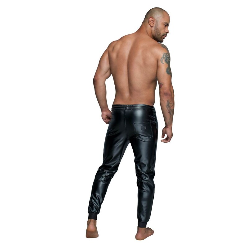 Чоловічі трегінси Noir Handmade H063 Powerwetlook treggings, L, мокрий ефект