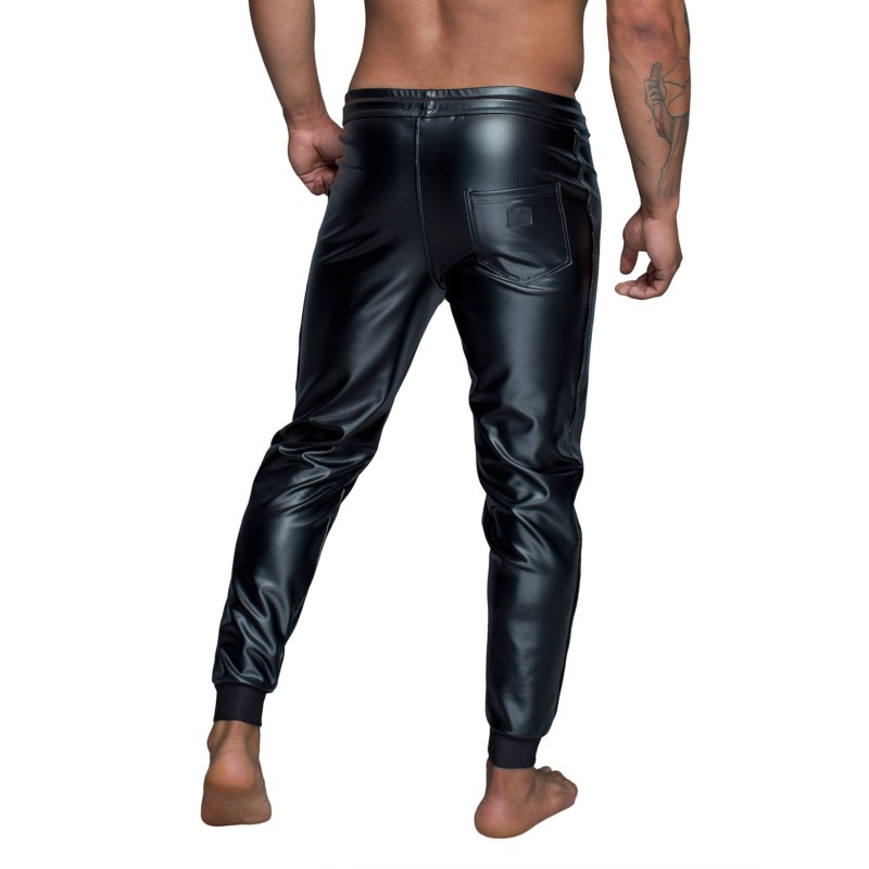 Чоловічі трегінси Noir Handmade H063 Powerwetlook treggings, L, мокрий ефект
