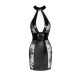 Платье Noir Handmade F238 Short tulle dress with powerwetlook inserts, XL