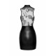 Сукня Noir Handmade F241 Short dress with powerwetlook skirt and tulle top, S