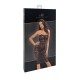 Сукня Noir Handmade F301 Catalyst, XXL, black, міді, мереживо, відкриті плечі, шнурівка на спині