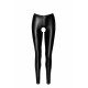 Легінси Noir Handmade F304 Taboo, XXL, black, під латекс, відкриті сідниці та промежина