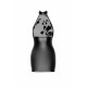Платье Noir Handmade F311 Eros, XXL, black, мини, юбка под латекс, верх — сетка, открытая спина