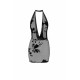Сукня Noir Handmade F313 Mythos, L, black, прозора, міні, відкрита спина, декор зі стразів