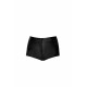 Шортики Noir Handmade F318 Wild, S, black, під латекс, крокодиловий принт, з доступом