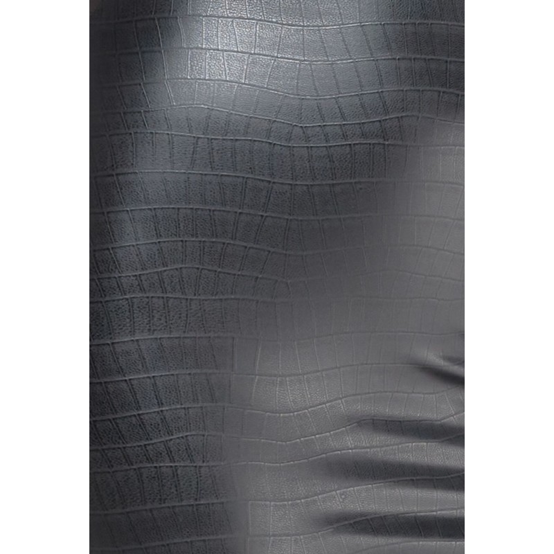 Трусики-стрінги Noir Handmade P012 Wild, S, під латекс, крокодиловий принт, застібки з боків