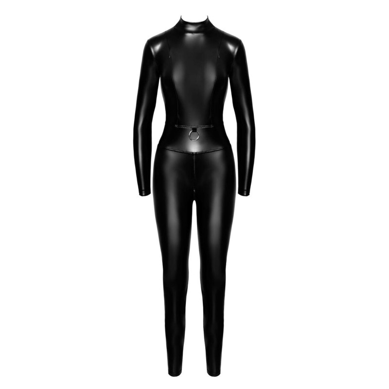 Комбинезон Noir Handmade F319 Caged, M, под латекс, длинный рукав, с доступом, кольцо на поясе