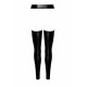 Легінси Noir Handmade F323 Rebel, S, black, під латекс, з відкритими стегнами та сідницями