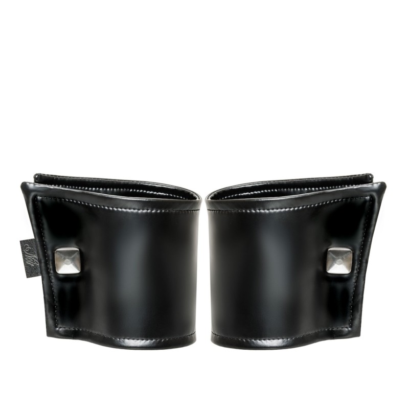 Чоловічі браслети з потайним гаманцем Noir Handmade H075, пара, під латекс, потайна блискавка