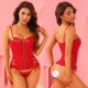 Корсет JSY «Сочная Карен» с мокрым эффектом One Size, корсет, трусики