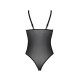 Боді Passion KERRIA BODY black, L/XL, з високими вирізами та верхом балконет