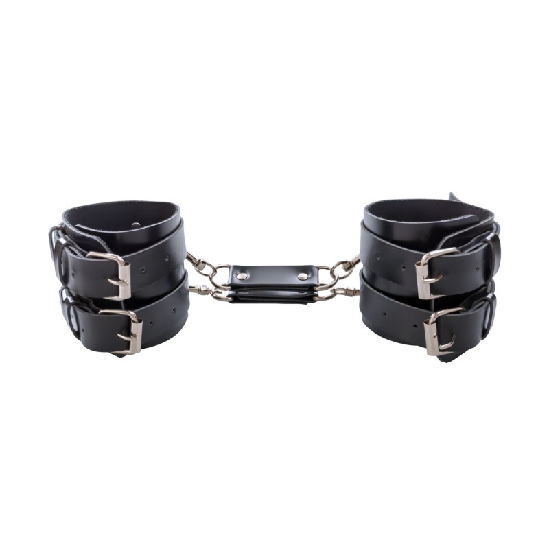 Наручники мужские Art of Sex - Handcuffs Dragons man из экокожи, цвет черный