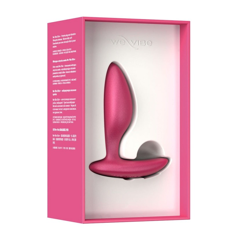 Анальная смарт-вибропробка We-Vibe Ditto+ Cosmic Pink, 10 режимов, пульт ДУ
