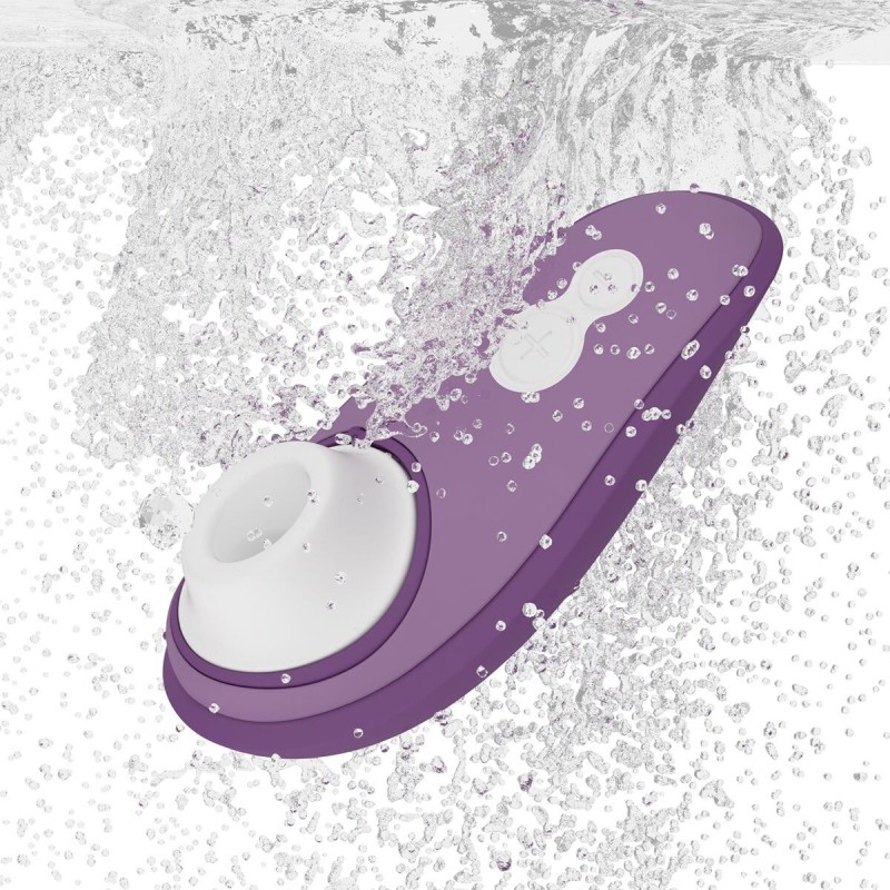 Вакуумний кліторальний стимулятор Womanizer Liberty 2 Purple, 8 режимів, магнітна кришечка