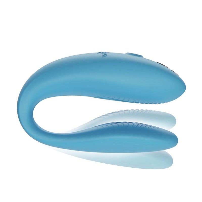 Смарт-вібратор для пар We-Vibe Sync GO Turquoise, тревел-кейс