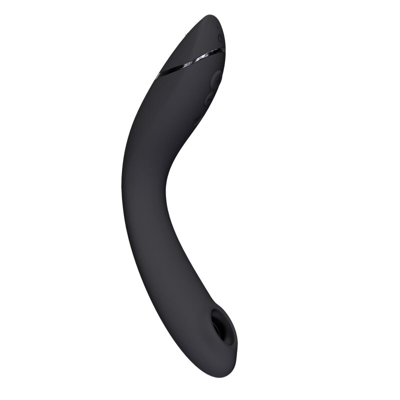 Вакуумний стимулятор для точки G та клітора з вібрацією Womanizer OG Dark Grey, 12 рівнів, 3 режими