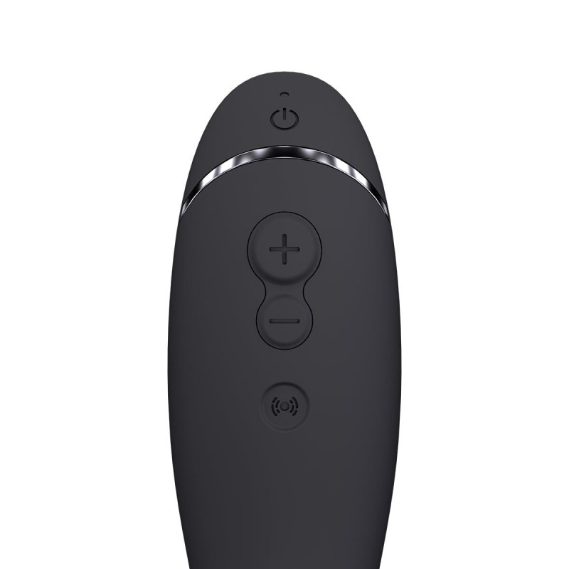 Вакуумний стимулятор для точки G та клітора з вібрацією Womanizer OG Dark Grey, 12 рівнів, 3 режими