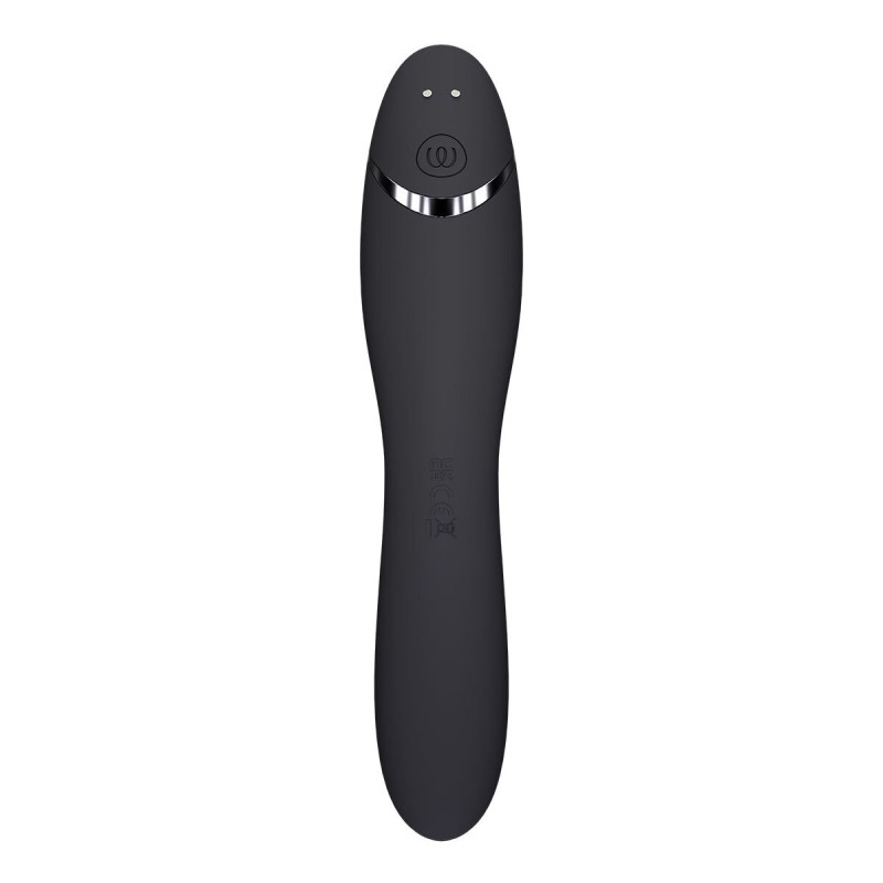 Вакуумний стимулятор для точки G та клітора з вібрацією Womanizer OG Dark Grey, 12 рівнів, 3 режими