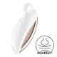 Вибратор для наружной стимуляции Satisfyer Spot On 2 White, очень мощный, гибкий отросток