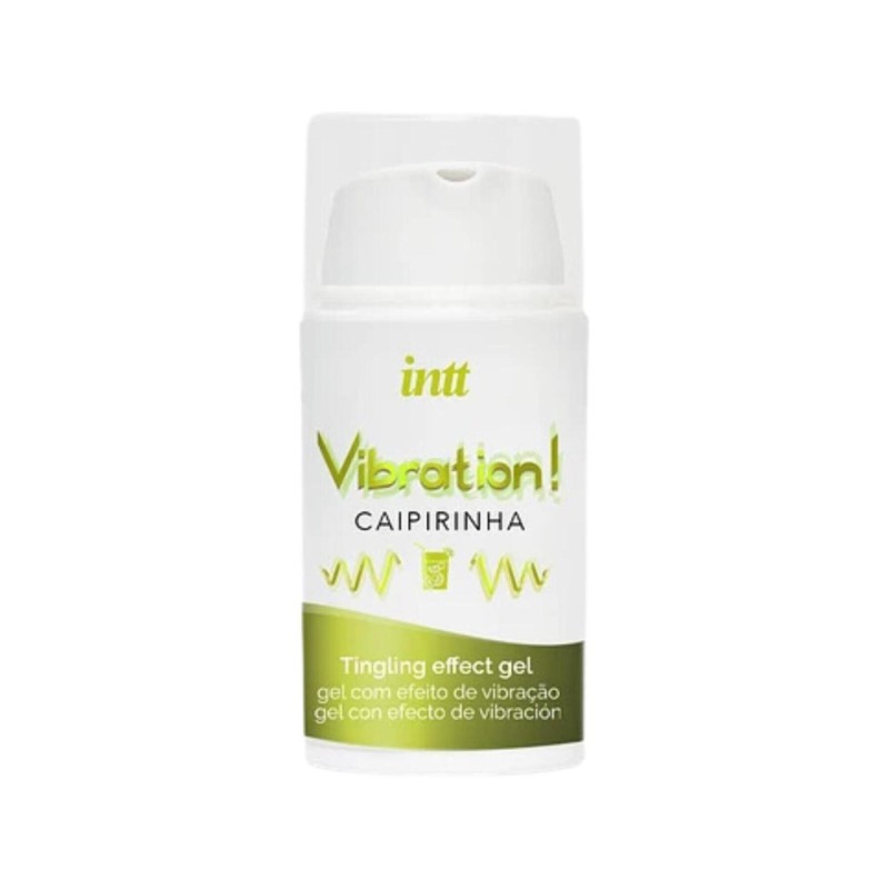 Жидкий вибратор Intt Vibration Caipirinha  (15 мл), густой гель, очень вкусный, действует до 30 мин
