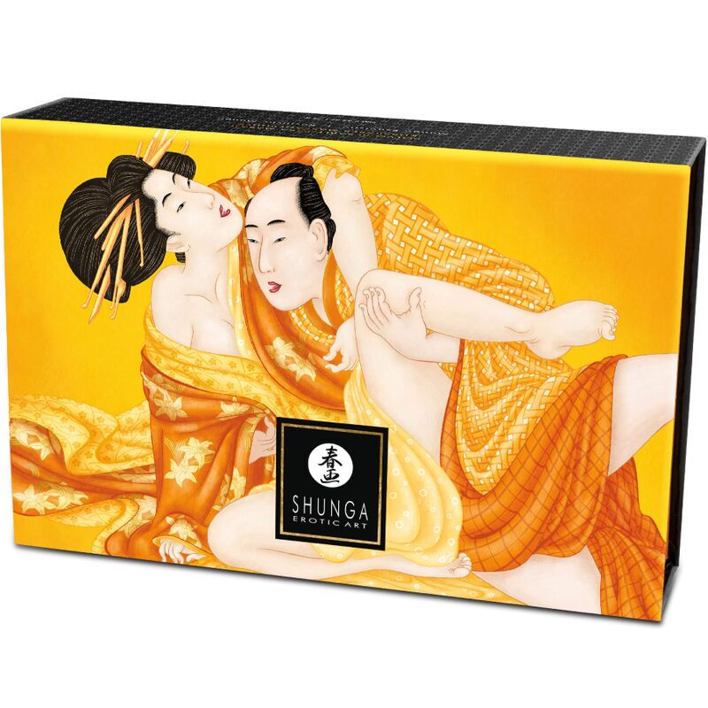 Смачна пудра для оральних пестощів Shunga Body Powder Luscious Mango, 75 г, аромат манго