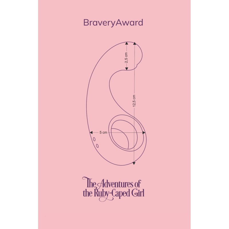 Вібратор для точки G FairyGasm BraveryAward violet