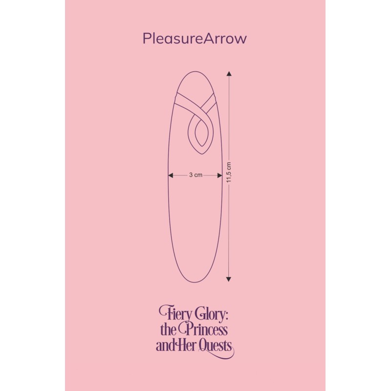 Мини-вибратор FairyGasm PleasureArrow blue