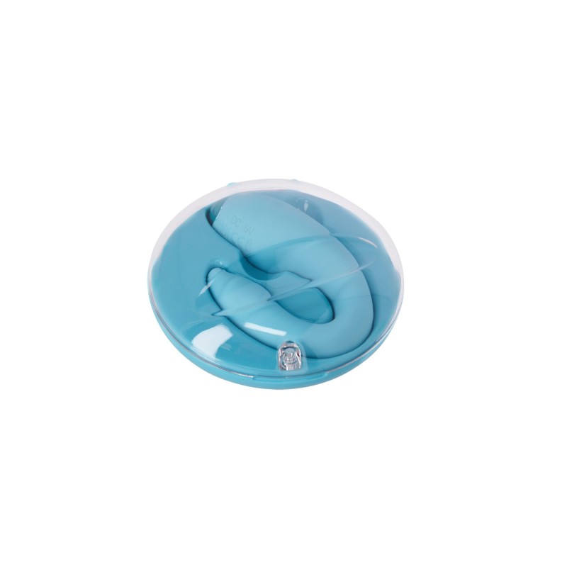 Вібратор для пар FairyGasm PleasureBerry blue, зарядний кейс, пульт ДК