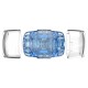 Мастурбатор Fleshlight Quickshot Turbo Blue Ice, компактний, чудово для пар і мінету