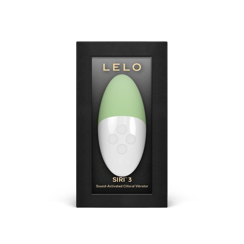 Музыкальный вибратор для клитора LELO SIRI 3 Green, вибрации в ритме звуков без смартфона
