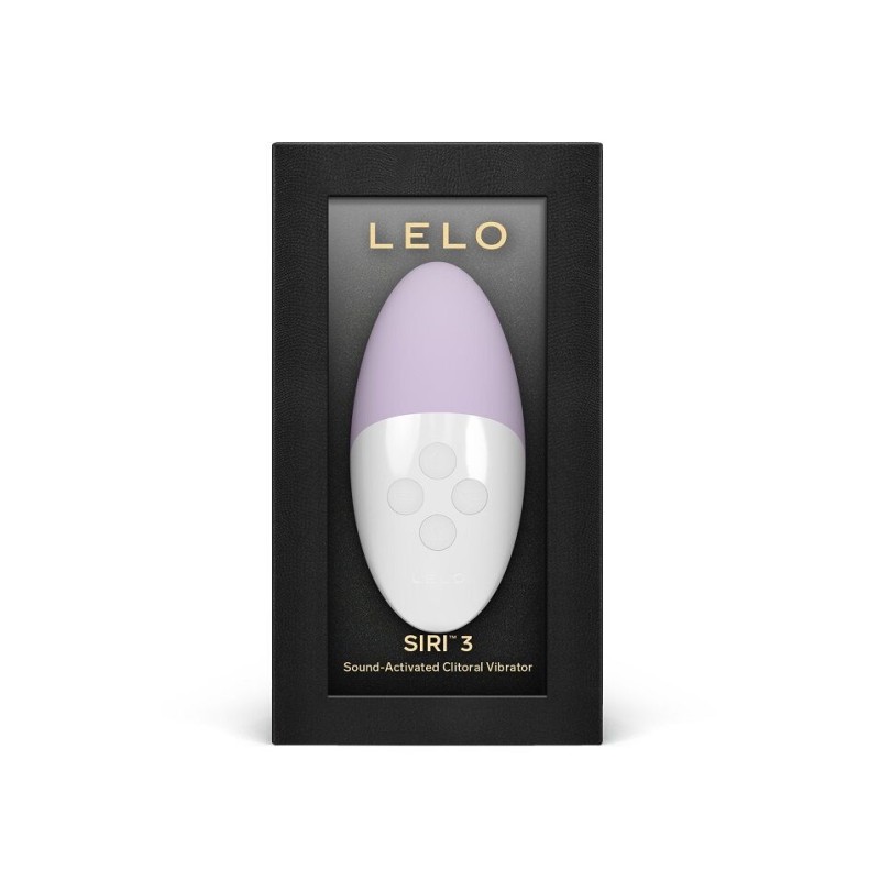 Музыкальный вибратор для клитора LELO SIRI 3 Calm Lavender, вибрации в ритме звуков без смартфона