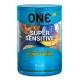 Набір презервативів ONE Super Sensitive, 100 шт, гладенькі, з додатковою змазкою, паковання-тубус
