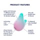 Вакуумний кліторальний стимулятор з вібрацією Satisfyer Mermaid Vibes Mint/Pink, 2 мотори