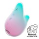 Вакуумний кліторальний стимулятор з вібрацією Satisfyer Mermaid Vibes Mint/Pink, 2 мотори