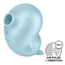 Вакуумний кліторальний стимулятор з вібрацією Satisfyer Sassy Seal, 2 незалежні мотори