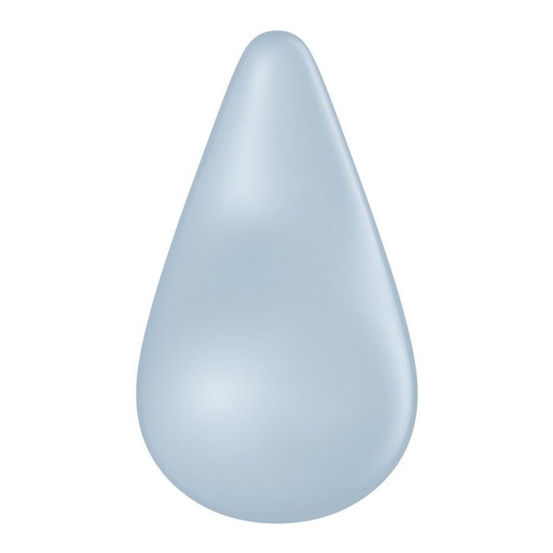 Вібратор для зовнішньої стимуляції Satisfyer Dew Drop Blue, 2 мотори, 12 режимів, м’який корпус