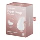 Вібратор для зовнішньої стимуляції Satisfyer Dew Drop White, 2 мотори, 12 режимів, м’який корпус