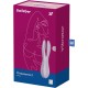 Кліторальний вібратор Satisfyer Threesome 2 Violet, 3 гнучкі пальчики, 3 мотори