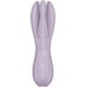 Кліторальний вібратор Satisfyer Threesome 2 Violet, 3 гнучкі пальчики, 3 мотори