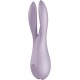 Кліторальний вібратор Satisfyer Threesome 2 Violet, 3 гнучкі пальчики, 3 мотори