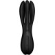 Кліторальний вібратор Satisfyer Threesome 2 Black, 3 гнучкі пальчики, 3 мотори