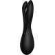 Кліторальний вібратор Satisfyer Threesome 2 Black, 3 гнучкі пальчики, 3 мотори