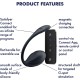 Смарт-віброяйце Satisfyer Ribbed Petal Connect App Black, керування зі смартфона, пульт ДК